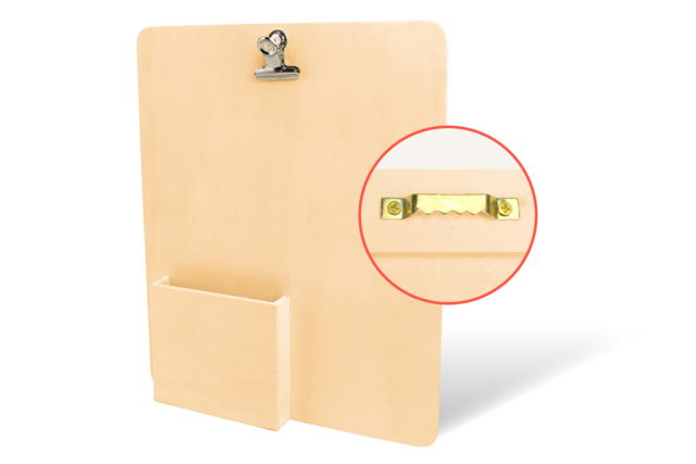Wooden Desk Organizer - 2 - Office Supplies - 10doigts.com - Objets pour le bureau : personnalisez votre espace de travail - 10doigts.fr