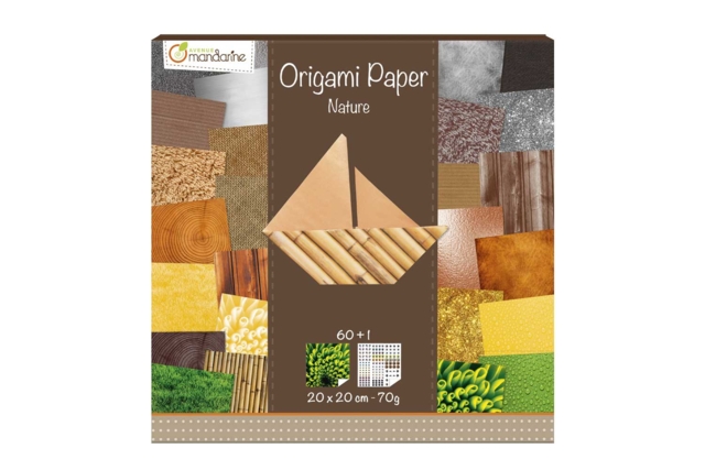 papel de origami naturaleza - Papiers Origami - 10doigts.fr