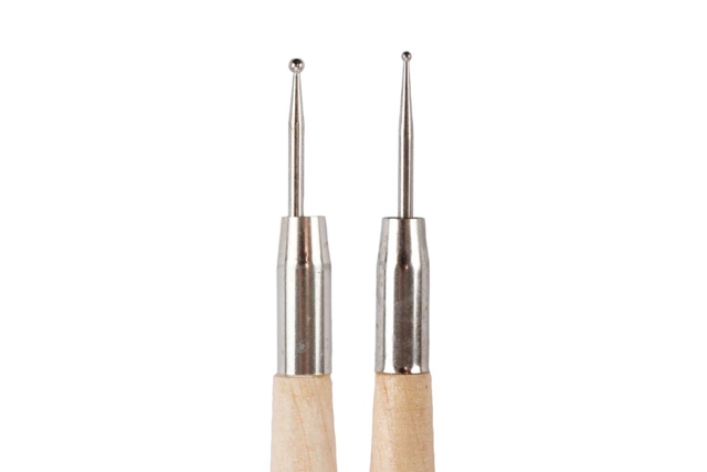 herramienta de embosado de doble punta - Outils de Modelage - 10doigts.fr