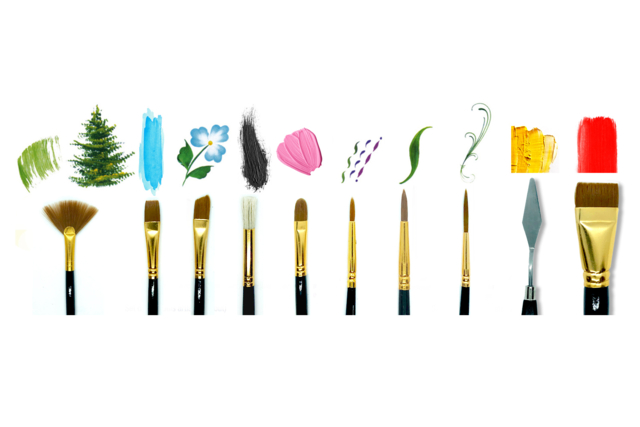 herramientas de pintura - Pinceaux - 10doigts.fr