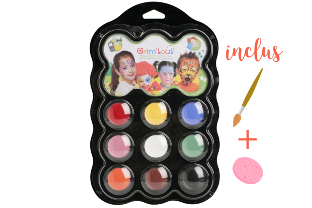 paleta de colores infantiles - Maquillage créatif pour enfants - 10doigts.fr