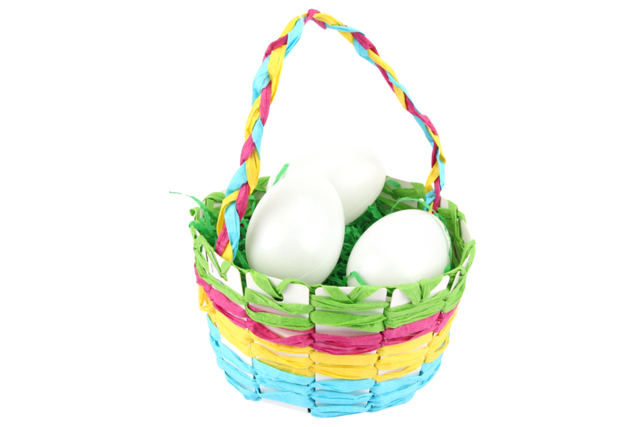 Raffia Weaving Basket Kit - 6 pcs - 5 - Easter Craft Kits - 10doigts.com - Kits créatifs Pâques - 10doigts.fr
