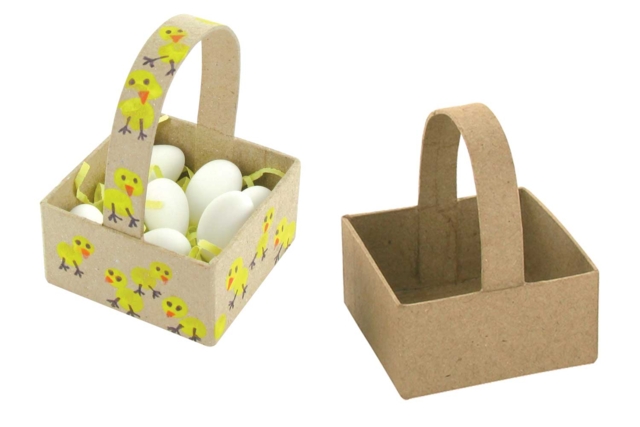Paper Mâché Basket - 6 - Easter Baskets - 10doigts.com - Paniers de Pâques - 10doigts.fr
