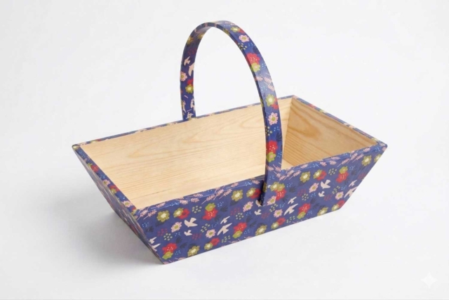Harvest Basket - 4 - Wooden Baskets - 10doigts.com - Paniers en bois - 10doigts.fr