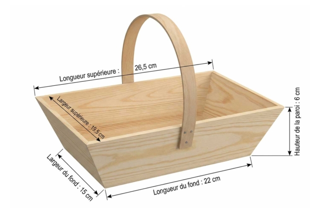 Harvest Basket - 5 - Wooden Baskets - 10doigts.com - Paniers en bois - 10doigts.fr