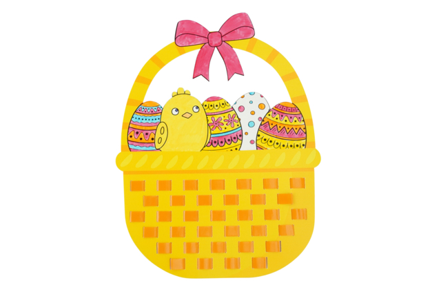 Easter Weaving Baskets - 4 Pieces - 4 - Easter Craft Kits - 10doigts.com - Kits créatifs Pâques - 10doigts.fr