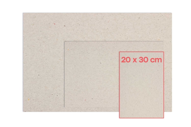 Paneles de cartón gris 20 x 30 cm - 8 pcs - Papiers épais et cartons : donnez vie à vos projets créatifs - 10doigts.fr
