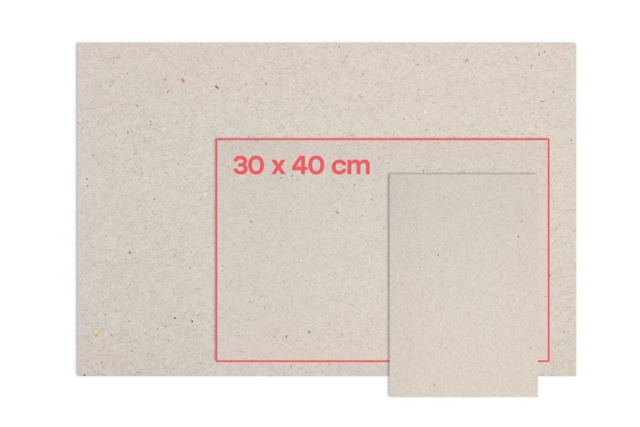 Cartones grises 30 x 40 cm - 4 pcs - Papiers épais et cartons : donnez vie à vos projets créatifs - 10doigts.fr