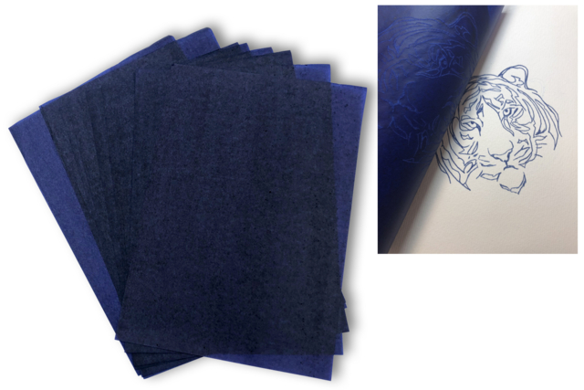 papel carbón - Papier effet et matière - 10doigts.fr