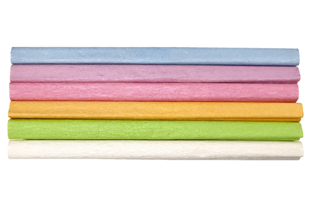 Crepe Paper - 6 Iridescent Colors - 1 - Crepe Paper - 10doigts.com - Papier crépon - 10doigts.fr