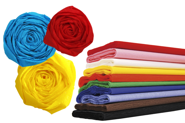 papel crepé - Papier crépon - 10doigts.fr