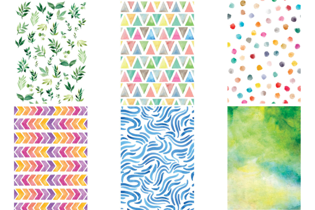 papel glacé decorado - Papiers à motifs - 10doigts.fr