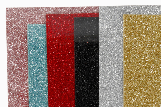 Glitter Iron-on Transfer Sheets - 6 Sheets - 3 - Transfers and Iron-On Transfers - 10doigts.com - Transferts et Thermocollants - 10doigts.fr