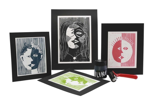 Lino Printing Paper – 100 Sheets A3 - 4 - Painting Papers - 10doigts.com - Papiers Peintures - 10doigts.fr