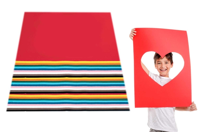 Multicolored Lightweight Paper, 50 x 70 cm - 100 Sheets - 1 - Colored Papers - 10doigts.com - Papiers colorés - 10doigts.fr