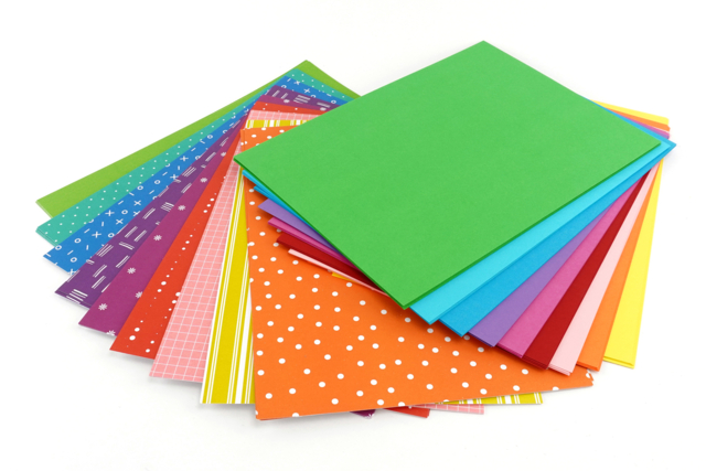 Thick Paper Mixed Patterns / Solid - 72 Sheets - 1 - Patterned Papers - 10doigts.com - Papiers à motifs - 10doigts.fr