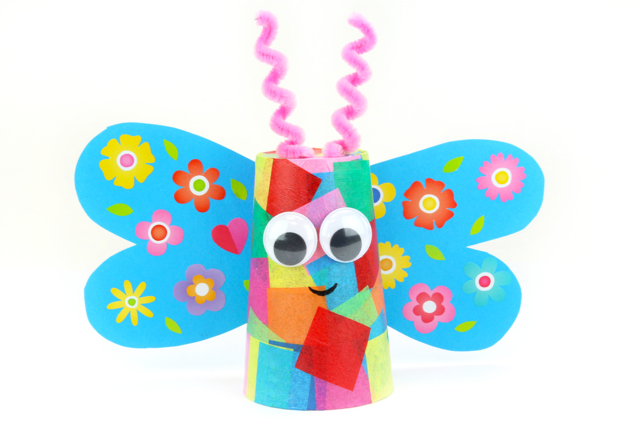 Mariposa luminosa - Papiers de soie - 10doigts.fr