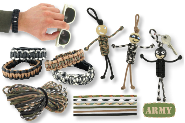 Paracord Cords - 6 Pieces - 6 - Paracord - 10doigts.com - Paracordes - 10doigts.fr
