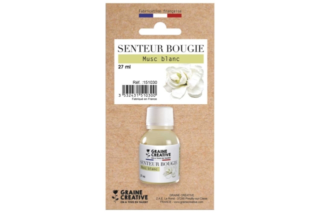 Perfume de vela 27 ml - almizcle - Parfums et Colorants Bougies - 10doigts.fr