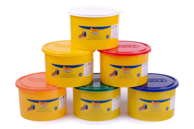 Modeling Dough (from 2 years) - 6 pots of 460 g - 1 - Baby modeling dough - 10doigts.com - Pâtes à modeler bébé - 10doigts.fr