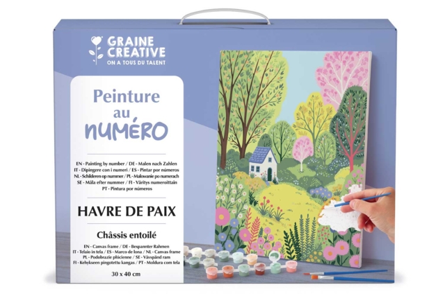 Paint by Number - Haven of Peace 30 x 40 cm - Peinture aux numéros : découvrez l'art du tableau numéroté pour tous - 10doigts.fr