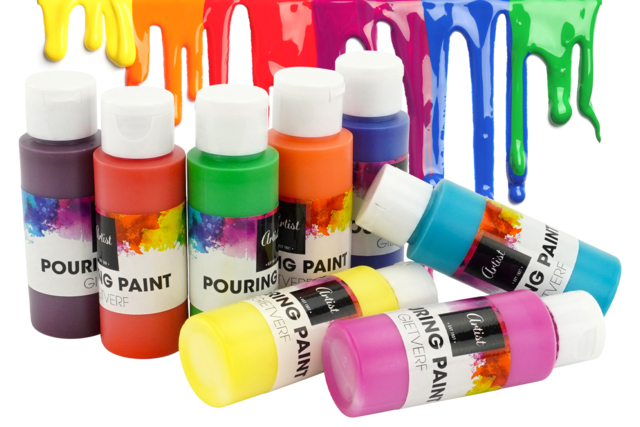 pintura pouring 60 ml lista para usar - Peinture acrylique fluide (pouring) - 10doigts.fr