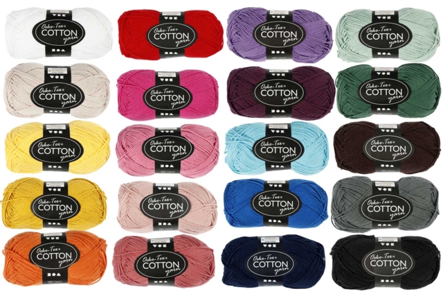 Crochet Yarn, 100% Cotton - 1 - Knitting Yarns - 10doigts.com - Fils à tricoter et laines : donnez vie à vos envies créatives - 10doigts.fr