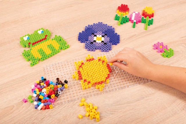 XXL Pastel Iron Beads - 1000 Beads - 6 - 1 cm Fuse Beads - 10doigts.com - Perles à repasser 1 cm - 10doigts.fr