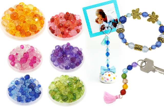 perlas acrílicas cristal - Perles Acrylique - 10doigts.fr