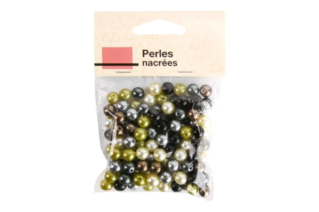 Abalorios nacarados redondos - - Perles Nacrées - 10doigts.fr