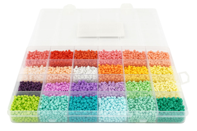 Seed Beads - Box of 10,000 Beads - 1 - Seed Beads - 10doigts.com - Perles Rocaille - 10doigts.fr