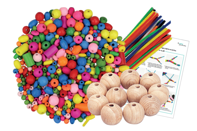 Character Making Kit with Beads - 12 Characters - 2 - Building Games - 10doigts.com - Jeux de construction - 10doigts.fr