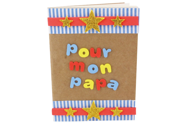 pequeño cuaderno kraft papá - Albums et carnets à personnaliser - 10doigts.fr