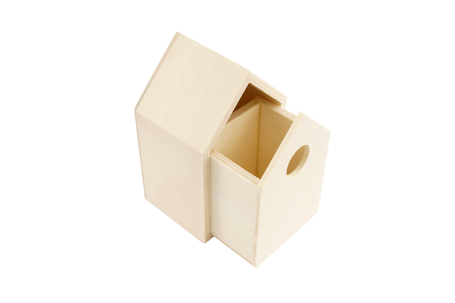 Small Wooden House with Drawer - 5 - Wooden Boxes - 10doigts.com - Boîtes en bois - 10doigts.fr