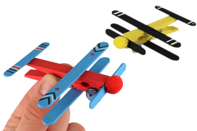 aviones pequeños construcción - Accessoires en bois - 10doigts.fr