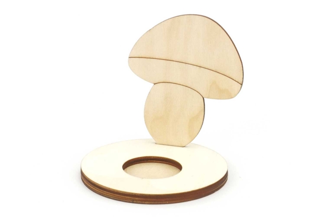Mushroom Candle Holders to Assemble - 4 Pieces - 4 - Candle Holders and Lanterns - 10doigts.com - Bougeoirs et photophores - 10doigts.fr