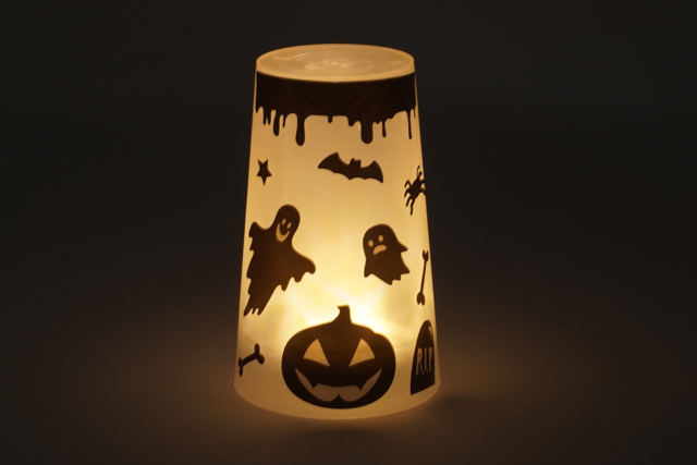 Portalámparas Halloween Gommettes - Gommettes Halloween - 10doigts.fr