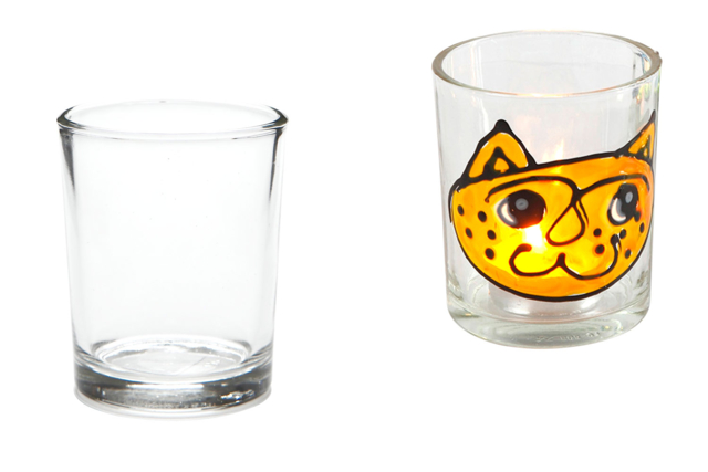 Glass Tealight Holders - 12 Pieces - 2 - Glass Supports - 10doigts.com - Supports en Verre - 10doigts.fr