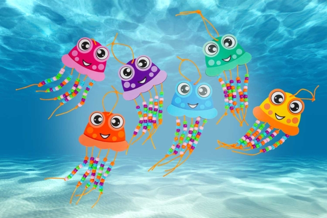 Funny Octopus Assembly Kit - 6 Pieces - 3 - Ready-to-use Kits - 10doigts.com - Kits clés en main - 10doigts.fr