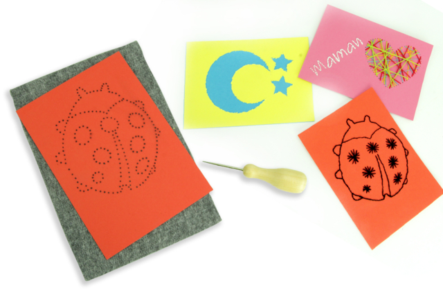 PUNTEO EN FIELTRO - Feuilles de feutrine - 10doigts.fr