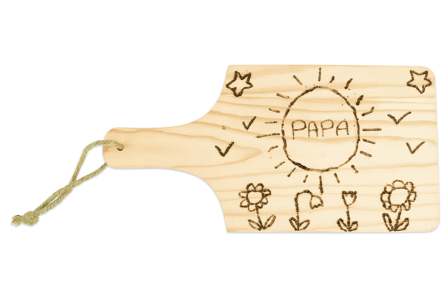 tabla de cortar pirograbado - Objets bois pour la cuisine - 10doigts.fr