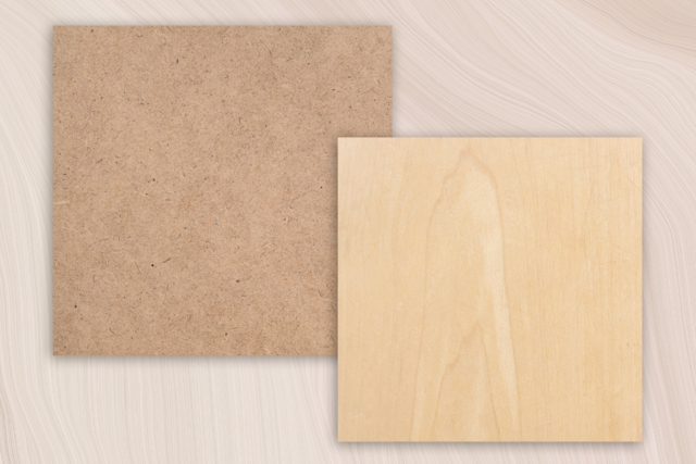Square Wooden or MDF Support - Shape of Your Choice - 1 - Wooden Shapes - 10doigts.com - Supports plats en bois - 10doigts.fr