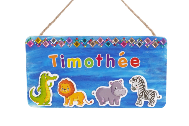 placa de puerta habitación infantil - Plaque de porte - 10doigts.fr