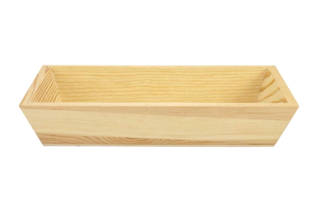 Bandeja de madera bordes inclinados 22 x 13 cm - Plateaux en bois - 10doigts.fr