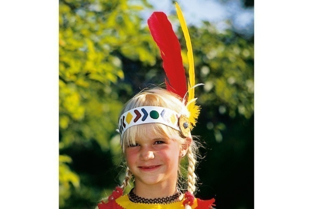 plumas indias corona - Plumes décoratives - 10doigts.fr
