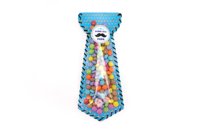 Tie Candy Pouch Kit - 6 Pieces - 4 - Father's Day Activity Kits - 10doigts.com - Kits créatifs Fête des Pères : des coffrets tout-en-un pour papa - 10doigts.fr