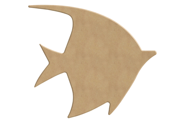 Wooden Exotic Fish to Decorate - 1 - Wooden Animals - 10doigts.com - Animaux en bois - 10doigts.fr