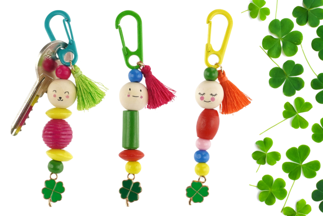Metal Clover Charms - 6 Pieces - 2 - Pandora Beads - Jewelry Trends - 10doigts.com - Perles Pandora - Tendances Bijoux - 10doigts.fr