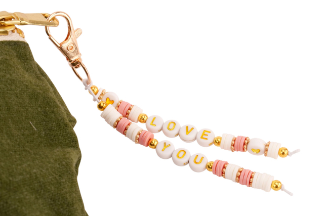 “LOVE YOU” Jewelry Kit - 2 Pieces - 3 - Keychains - 10doigts.com - Porte-clés - 10doigts.fr