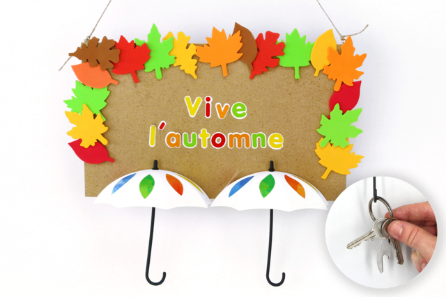 Llavero mural de otoño - Stickers fantaisies : personnalisez toutes vos créations - 10doigts.fr